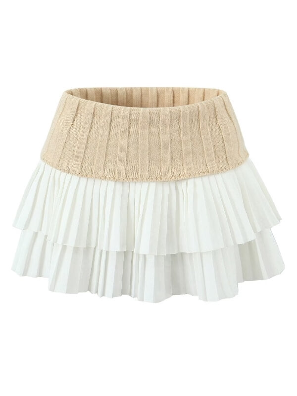 cutiekill-knitted-patchwork-layer-pleated-skirt-om0396-3